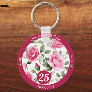 Chaveiro Presente Personalizado de Recuperação de Rosa para