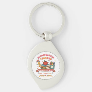 Chaveiro Presente Personalizado Fofo Retro para Professor d