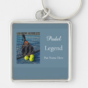 Chaveiro Presente Personalizado Padel Legend para Ele