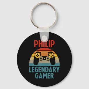 Chaveiro Presente Philip Nome Personalizado Piada Geeks Jog