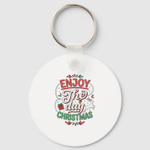 Chaveiro Presente Rena de Natal Aproveite o Dia