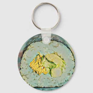 Chaveiro Presente sushi para amantes de comida