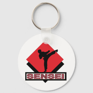 Chaveiro Presente vermelho do diamante de Sensei
