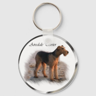 Chaveiro Presentes da arte de Airedale Terrier