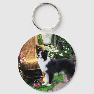 Chaveiro Presentes da arte de border collie