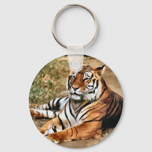 Chaveiro Presentes da arte dos amantes do tigre