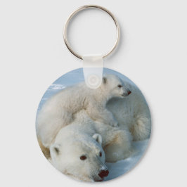 Chaveiro Presentes de Amantes de Urso Polar