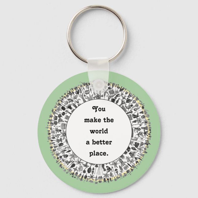 Chaveiro Presentes de Apreciação Voluntária (Frente)