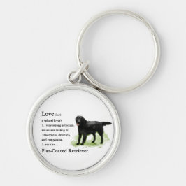 Chaveiro Presentes De Arte De Retriever De Revestimento Sim