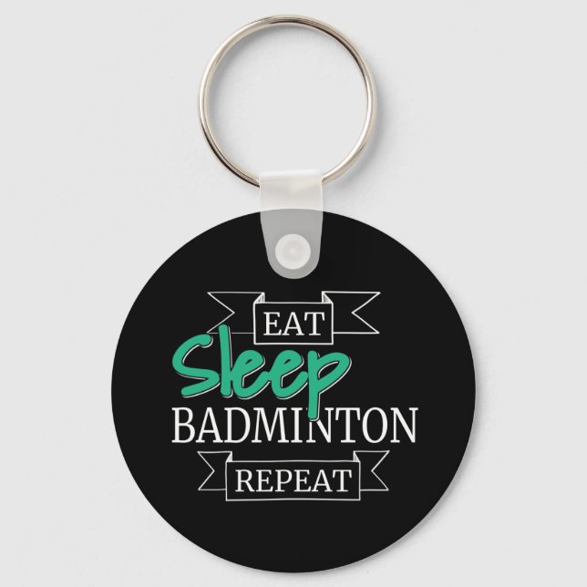 Chaveiro Presentes de Badminton (Frente)