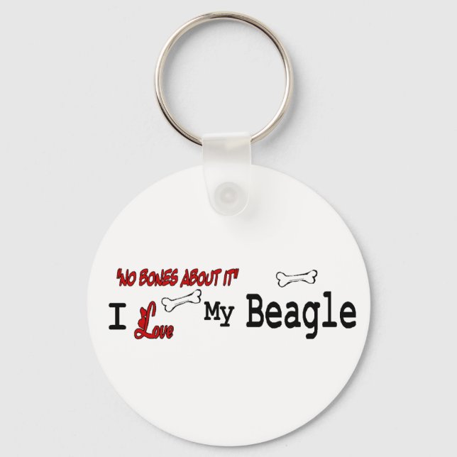 Chaveiro Presentes de Beagle Lovers (Frente)