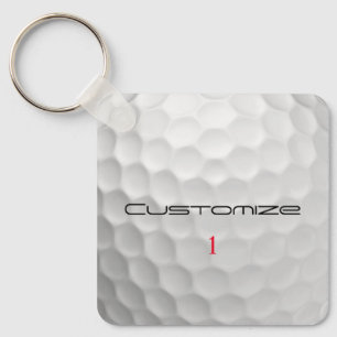 Chaveiro Presentes de Bolas de Golfe Personalizadas da Séri