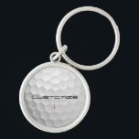 Chaveiro Presentes de Bolas de Golfe Personalizadas Série S<br><div class="desc">Procurando o presente perfeito para um golfista? FORE!</div>