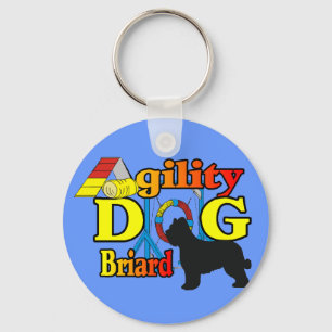 Chaveiro Presentes de Camisas de Agilidade Briard