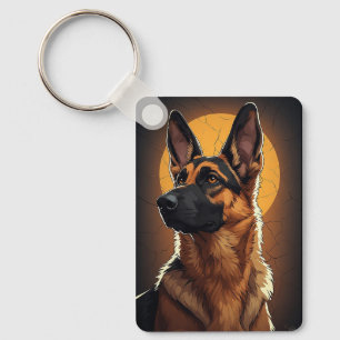 Chaveiro 🐾 Presentes de Cão Pastor Alemão Para Amantes de 