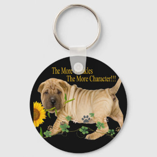 Chaveiro Presentes de Caracteres Shar-Pei Chineses