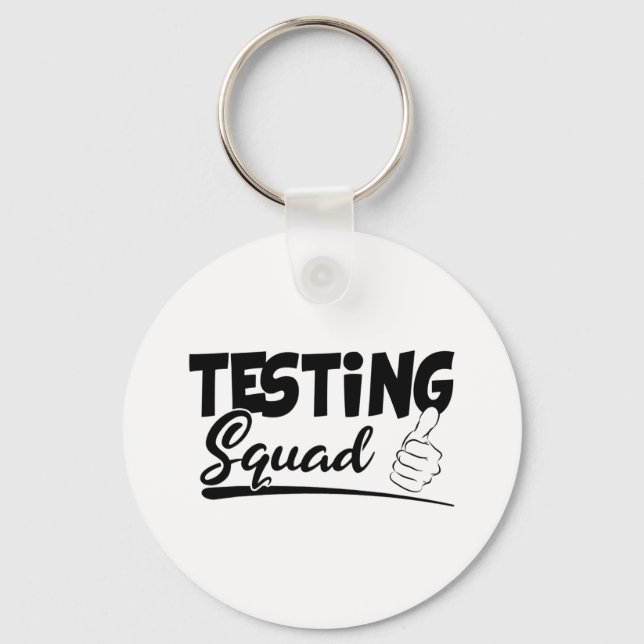 Chaveiro Presentes De Dia De Teste Engraçado Para Estudante (Frente)