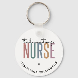 Chaveiro Presentes de Enfermagem de Telemetria Personalizad