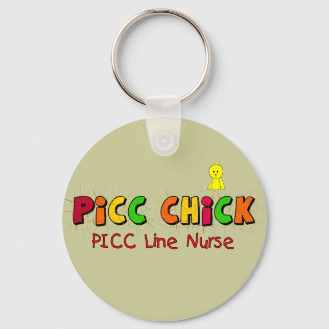 Chaveiro Presentes de Enfermeiro de LINHA PICC (Frente)