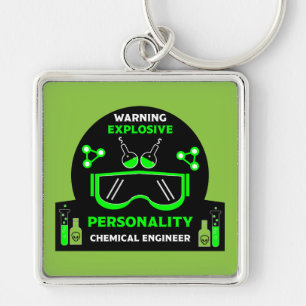 Chaveiro Presentes de Engenheiros Químicos Engraçados
