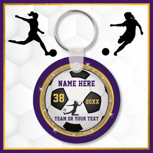 Chaveiro Presentes de Futebol Personalizados Baratos Roxo D