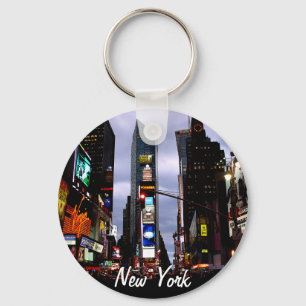 Chaveiro Presentes de Luzes Quadradas do New York Key Chain