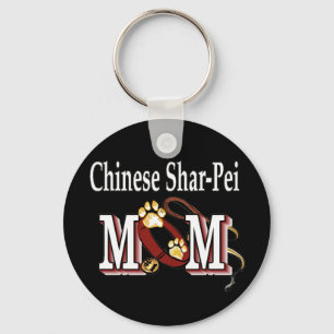 Chaveiro Presentes de mamãe em shar-pei chinês