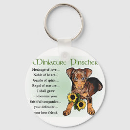 Chaveiro Presentes de Miniatura Pinscher