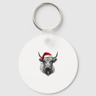 Chaveiro Presentes de Natal da Vaca Highland de Bebê Fofo S