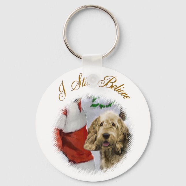 Chaveiro Presentes de Natal de Otterhound (Frente)