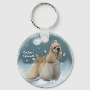 Chaveiro Presentes de Natal do Cocker Spaniel