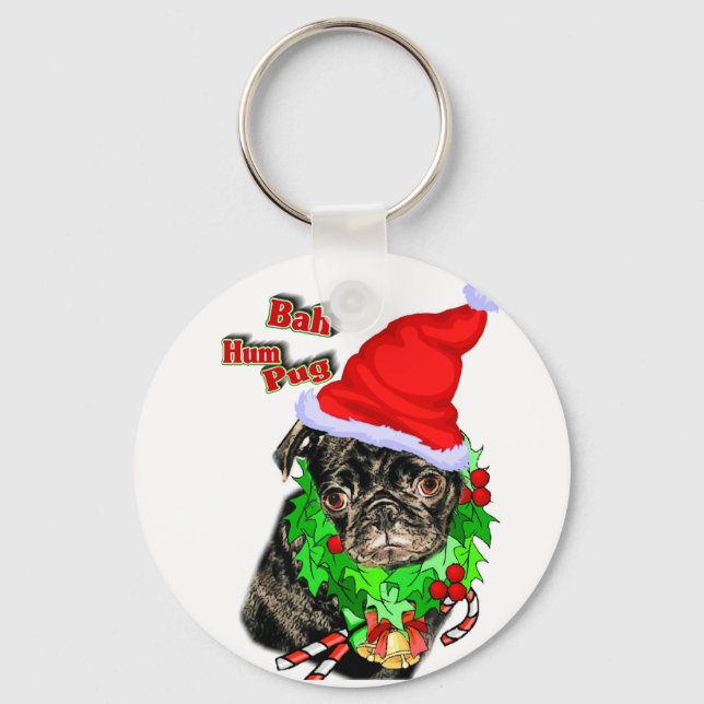 Chaveiro Presentes de Natal Engraçados (Frente)