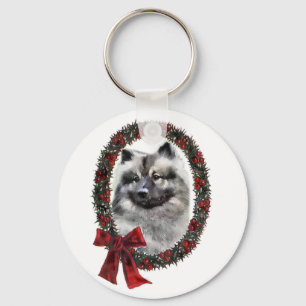 Chaveiro Presentes de Natal Keeshond