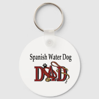 Chaveiro Presentes de Pai de Cão de Água Espanhol