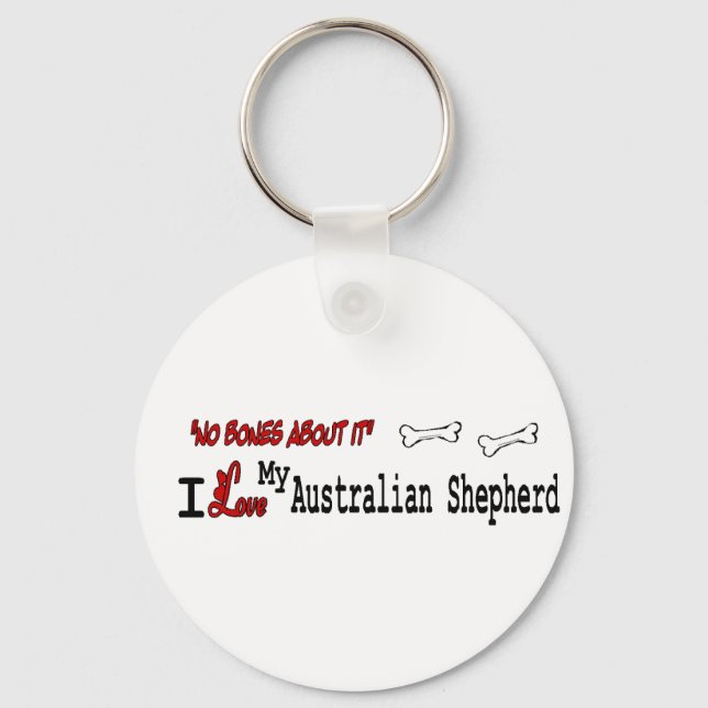 Chaveiro Presentes de Pastor Australianos (Frente)