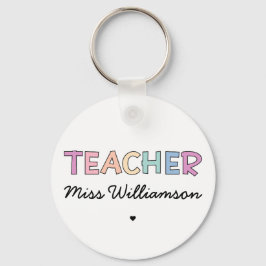 Chaveiro Presentes de Professores de Nome Personalizado | A