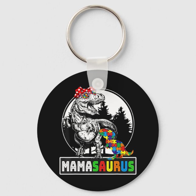Chaveiro Presentes De Vestuário De Mamasaurus T rex Dinossa (Frente)