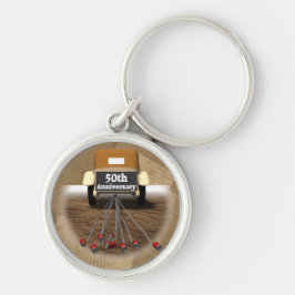 Chaveiro Presentes do 50º aniversário de casamento