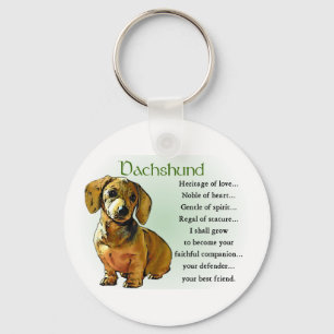 Chaveiro Presentes do amante do Dachshund