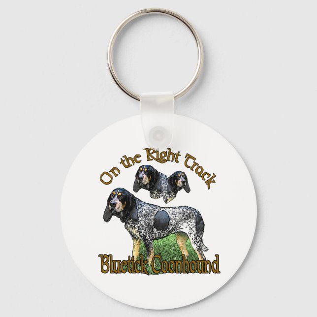 Chaveiro Presentes do Bluetick Coonhound (Frente)