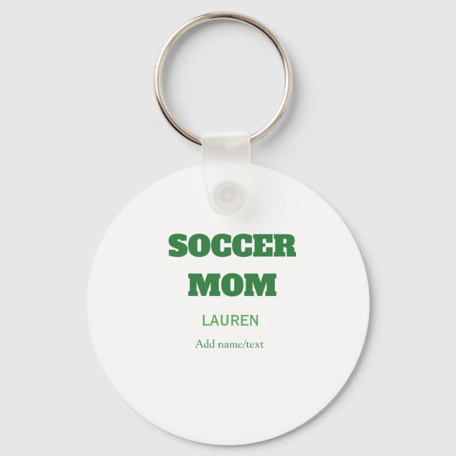 Chaveiro PRESENtes DO DIA DAS MÃES FUTEBOL MÃE VERDE SIMPLE (Frente)