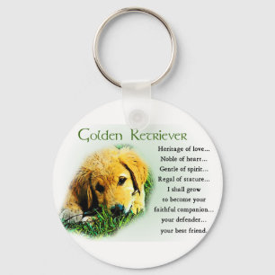 Chaveiro Presentes do golden retriever