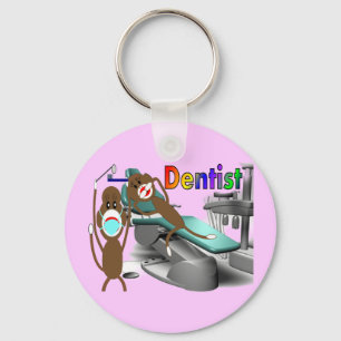 Chaveiro Presentes do macaco da peúga do dentista--Origina