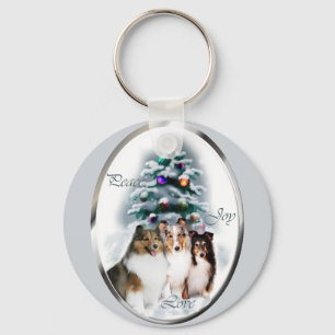 Chaveiro Presentes do Natal do Sheepdog de Shetland