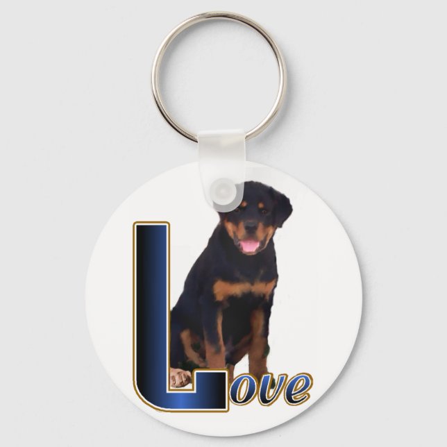 Chaveiro Presentes do Rottweiler (Frente)