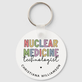 Chaveiro Presentes do tecnólogo de Medicina Nuclear Persona
