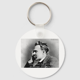 Chaveiro Presentes e Camisetas com a Citação "Nietzsche Não