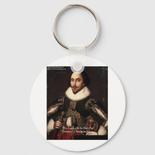 Chaveiro Presentes e Cartões com Citação de Shakespeare "Le