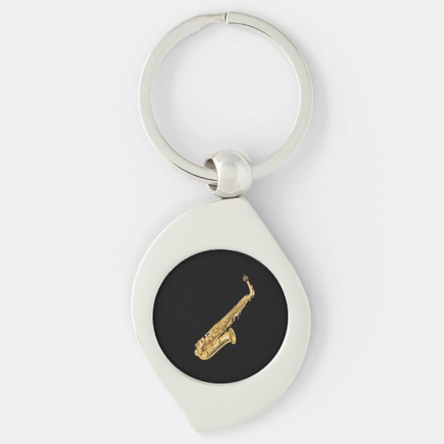 Chaveiro Presentes e produtos do design do "saxofone" (Frente)