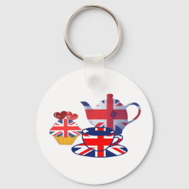 Chaveiro Presentes em inglês no Tea-time